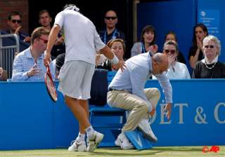 nalbandian disqualified after injuring line judge... nalbandian disqualified after injuring line judge...
