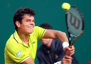 raonic through to 2nd round at barcelona open -... raonic through to 2nd round at barcelona open -...