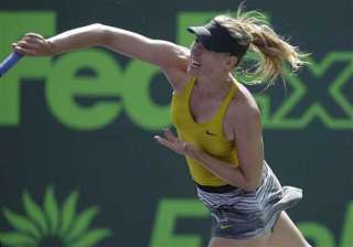 sharapova advances to key biscayne quarterfinals... sharapova advances to key biscayne quarterfinals...