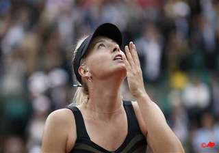 sharapova moves to french open semifinals - India... sharapova moves to french open semifinals - India...