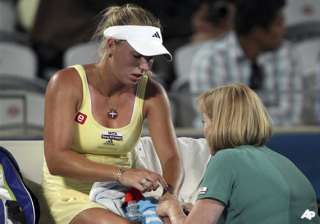 tearful wozniacki injured in shock defeat - India... tearful wozniacki injured in shock defeat - India...
