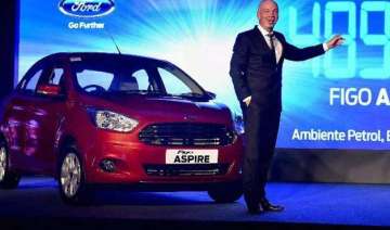 in pics ford launches figo aspire starting at rs... in pics ford launches figo aspire starting at rs...