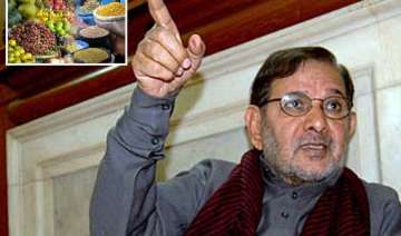 sharad yadav for ban on futures trading of agri... sharad yadav for ban on futures trading of agri...