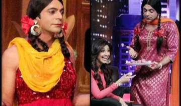 after failing as chutki sunil grover aka guthi... after failing as chutki sunil grover aka guthi...