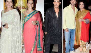 hrithik suzanne kajol attend zarine khan s iftar... hrithik suzanne kajol attend zarine khan s iftar...