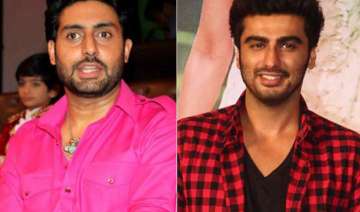 arjun kapoor and abhishek bachchan fight on... arjun kapoor and abhishek bachchan fight on...
