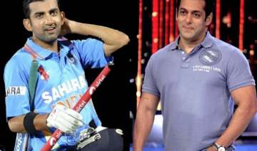 salman khan and gautam gambhir to become... salman khan and gautam gambhir to become...
