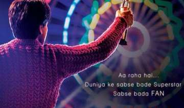 revealed a look at shah rukh khan s fan teaser... revealed a look at shah rukh khan s fan teaser...