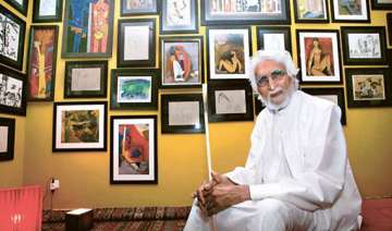 m f husain s documentary screened at iffi - India... m f husain s documentary screened at iffi - India...