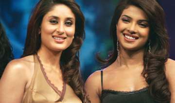 priyanka chopra hangs out with kareena at heroine... priyanka chopra hangs out with kareena at heroine...