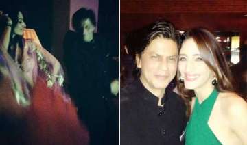shah rukh khan danced with stars at eid party... shah rukh khan danced with stars at eid party...