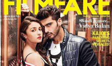 alia arjun show steamy chemistry as couple cover... alia arjun show steamy chemistry as couple cover...