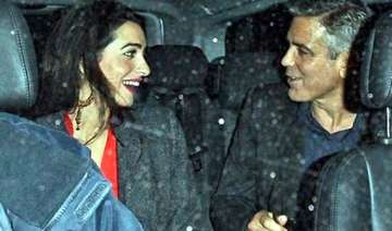 george clooney goes on a secretion vacation with... george clooney goes on a secretion vacation with...
