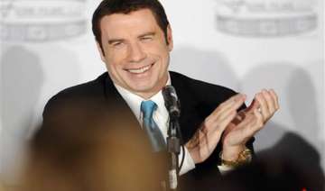 john travolta thanks gabe kaplan for launching... john travolta thanks gabe kaplan for launching...