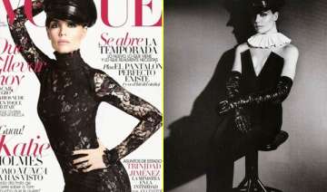 katie homes shows her racy side in vogue - India... katie homes shows her racy side in vogue - India...