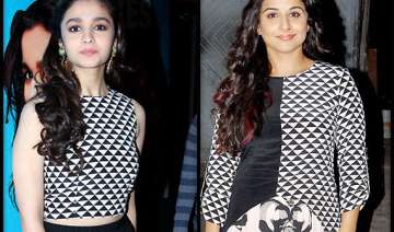 vidya balan vs alia bhatt divas caught sporting... vidya balan vs alia bhatt divas caught sporting...