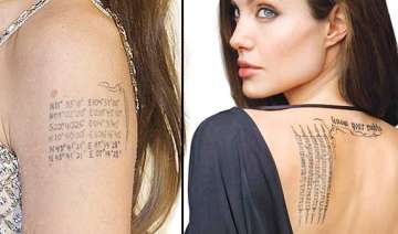 angelina jolie s kids drawn to her tattoos -... angelina jolie s kids drawn to her tattoos -...