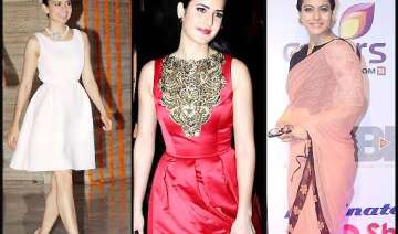 katrina kajol kangana at their fashion best says... katrina kajol kangana at their fashion best says...