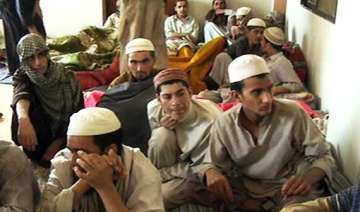 pak police rescue 45 students chained in madrassa... pak police rescue 45 students chained in madrassa...