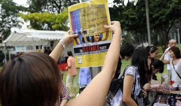 hundreds gather for singapore slutwalk protest -... hundreds gather for singapore slutwalk protest -...