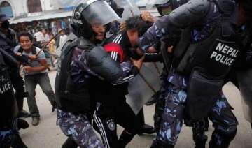 pro statehood protesters attack police in west... pro statehood protesters attack police in west...