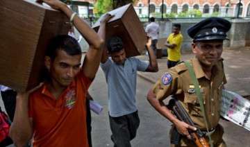 sri lanka goes to polls with tight security in... sri lanka goes to polls with tight security in...