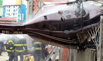 four dead as helicopter crashes in brazil - India... four dead as helicopter crashes in brazil - India...