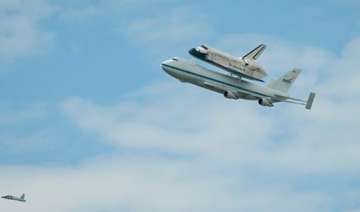 space shuttle flown atop boeing to a place in... space shuttle flown atop boeing to a place in...