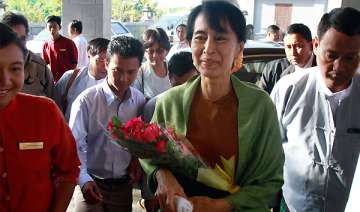 suu kyi registers party makes first parliament... suu kyi registers party makes first parliament...