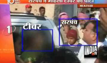 akali dal sarpanch slaps roughs up abuses lady... akali dal sarpanch slaps roughs up abuses lady...