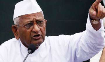 anna to go ahead with fast from dec 27 - India TV anna to go ahead with fast from dec 27 - India TV