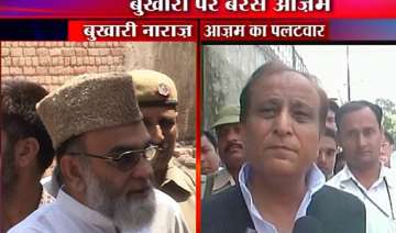azam khan shahi imam lash out at each other -... azam khan shahi imam lash out at each other -...