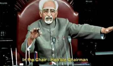 bjp unhappy with ansari s last minute conduct in... bjp unhappy with ansari s last minute conduct in...