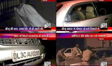 cwg auditor s s viju found dead inside car in... cwg auditor s s viju found dead inside car in...