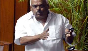 cong mla in row for allegedly brandishing shoe in... cong mla in row for allegedly brandishing shoe in...