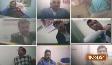 exclusive india tv sting exposes 9 pwd staff... exclusive india tv sting exposes 9 pwd staff...