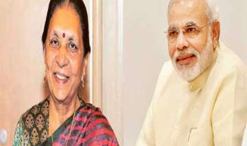 gujarat chief minister anandi patel to meet pm... gujarat chief minister anandi patel to meet pm...