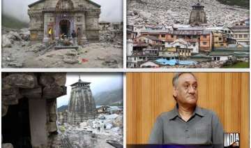 huge rock that saved kedarnath temple will be... huge rock that saved kedarnath temple will be...