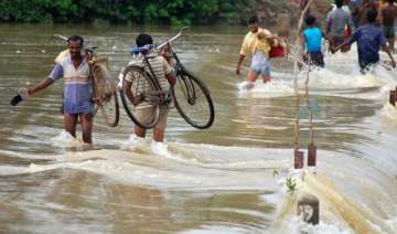 west bengal flood situation grim cm monitors... west bengal flood situation grim cm monitors...