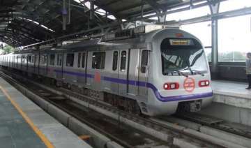 delhi metro starts trial runs on badarpur... delhi metro starts trial runs on badarpur...