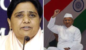 mayawati backs team anna wants pm cbi group c... mayawati backs team anna wants pm cbi group c...