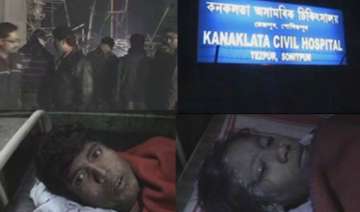 one killed 14 injured in assam building collapse... one killed 14 injured in assam building collapse...