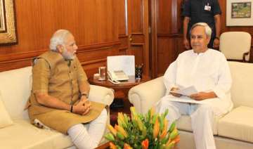 patnaik meets pm to seek special status for... patnaik meets pm to seek special status for...