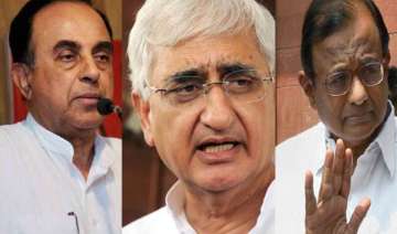 salman khursheed defends chidambaram calls nda... salman khursheed defends chidambaram calls nda...