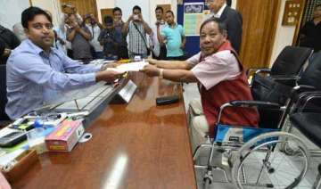 six including p.a. sangma file nominations in... six including p.a. sangma file nominations in...