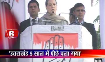 sonia tells roorkee rally bjp fooling people by... sonia tells roorkee rally bjp fooling people by...
