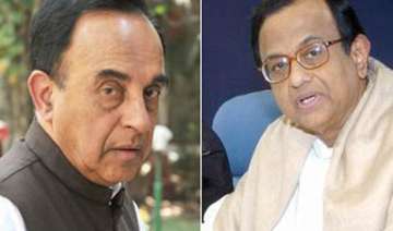 swamy says chidambaram may have to quit by new... swamy says chidambaram may have to quit by new...