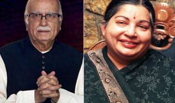 advani meets jayalalithaa both to co ordinate on... advani meets jayalalithaa both to co ordinate on...