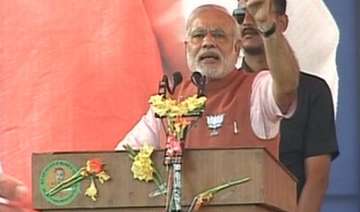 in pics narendra modi s rally in maharashtra and... in pics narendra modi s rally in maharashtra and...