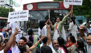 congress workers hold agitations against... congress workers hold agitations against...